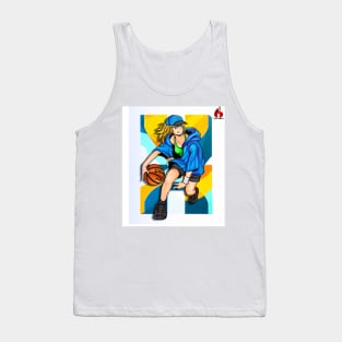 Anime Female Basketball Player Tank Top